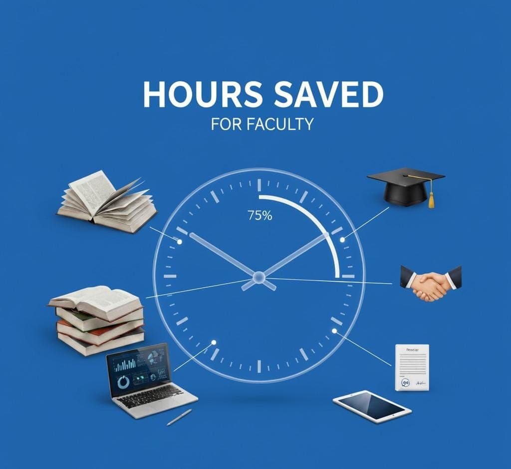 Hours saved for faculty