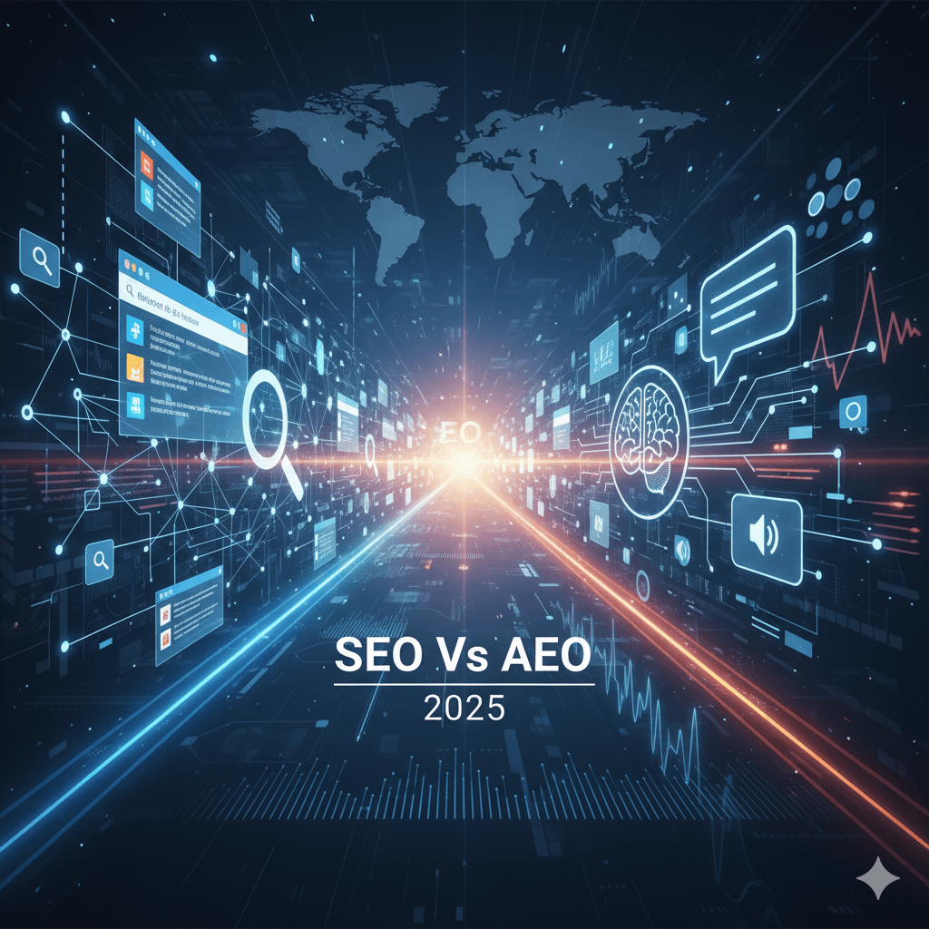 SEO Vs AEO: Unlocking the Future of Digital Visibility in 2025