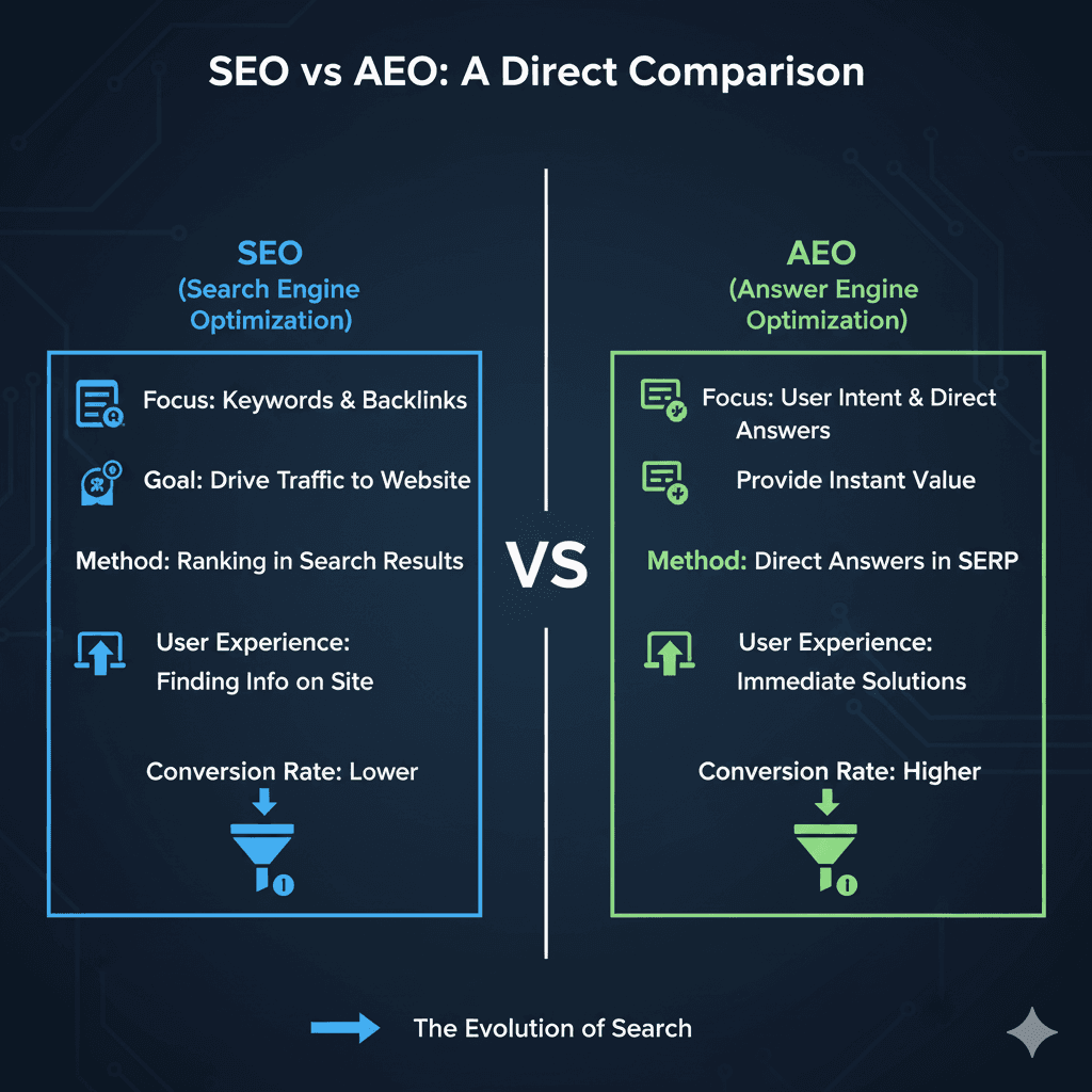 How AEO Drives Higher Conversions than SEO