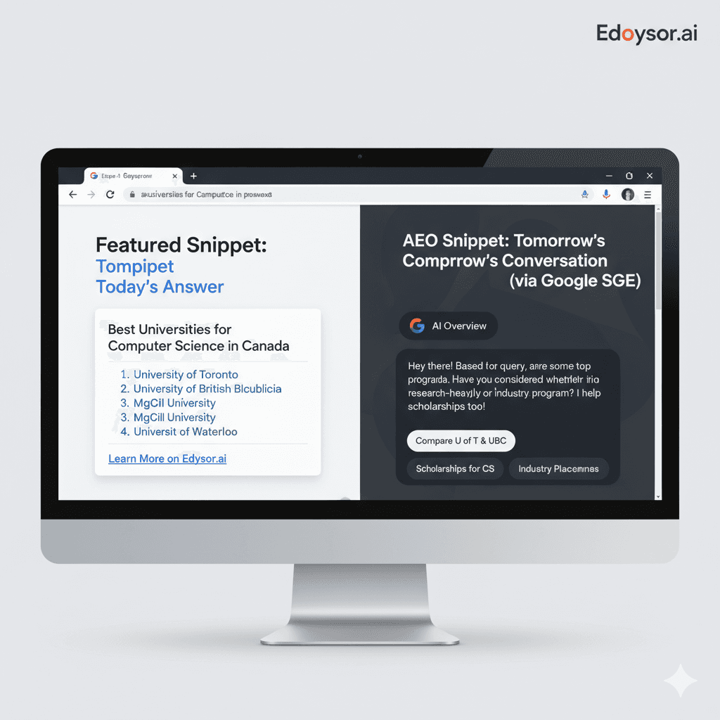 AEO vs Featured Snippets: The Future of SERP Optimization