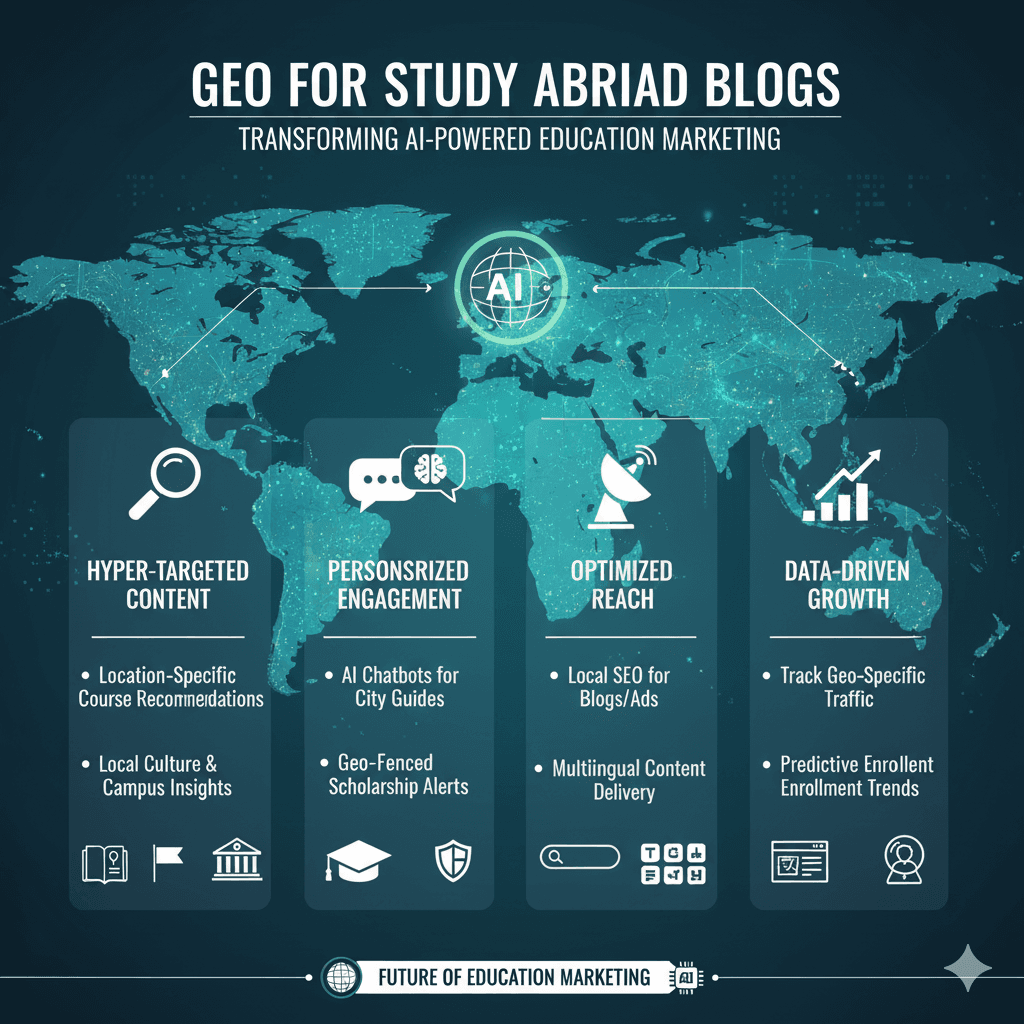 GEO for Study Abroad Blogs: Transforming AI-Powered Education Marketing