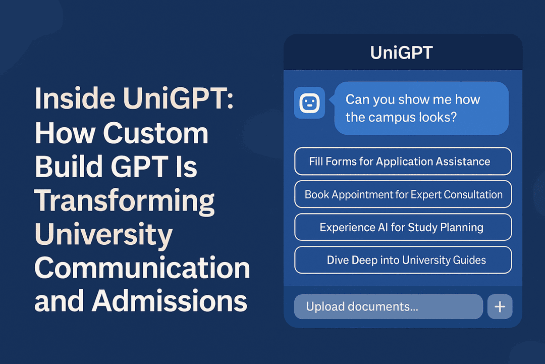 Inside UniGPT: How Custom Build GPT Is Transforming University Communication and Admissions