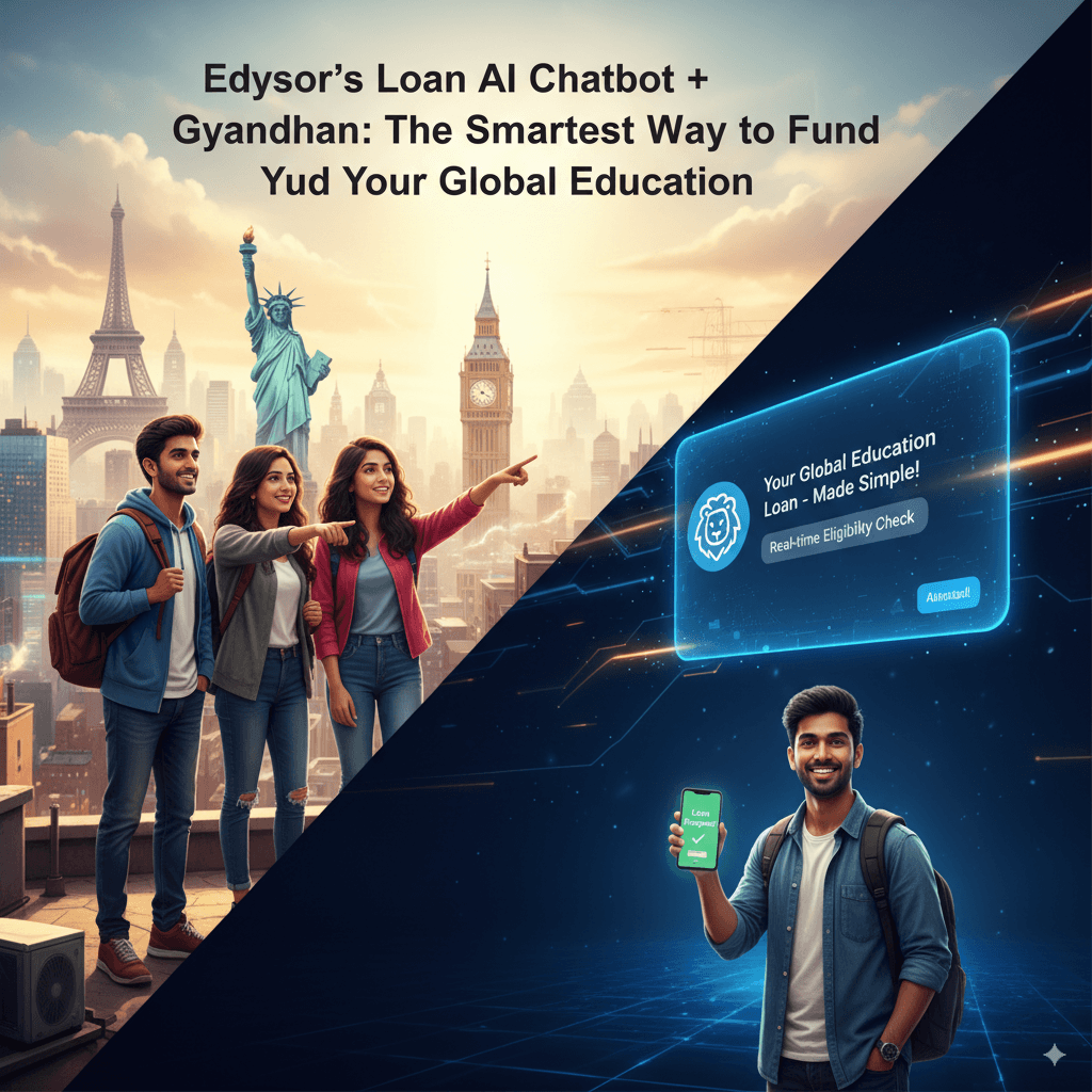 Edysor’s Loan AI Chatbot + Gyandhan: The Smartest Way to Fund Your Global Education