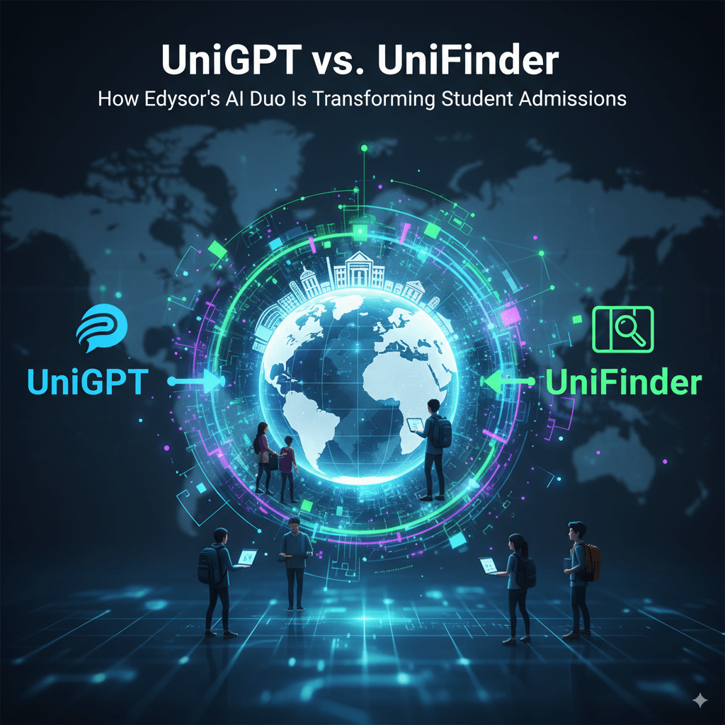 UniGPT vs. UniFinder: How Edysor’s AI Duo Is Transforming Student Admissions